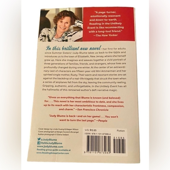 JUDY Blume's Book In The Unlikely Event - Picture 2 of 3